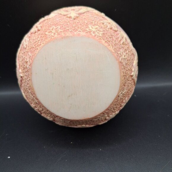 Decorative Stone Potpourri Pot With Ballet Shoes Lid Swan Heart Cutouts - Picture 5 of 7